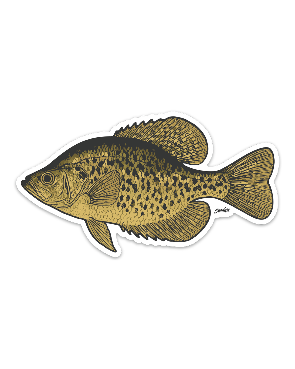Crappie Decal Sticker